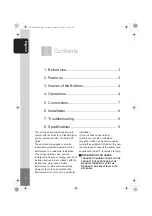 Preview for 2 page of Clarion CJ-5600E Owner'S Manual & Installation Manual