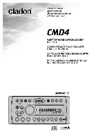 Clarion CMD4 Owner'S Manual preview