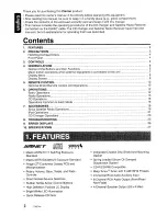 Предварительный просмотр 2 страницы Clarion CMD4A Owner'S Manual