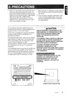 Предварительный просмотр 3 страницы Clarion CMD4A Owner'S Manual