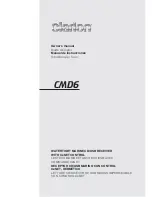 Clarion CMD6 Owner'S Manual preview