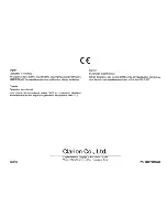 Preview for 19 page of Clarion CMDB Owner'S Manual & Installation Manual