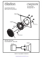 Preview for 2 page of Clarion CMQ2010W Mounting Instructions