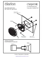 Предварительный просмотр 2 страницы Clarion CMQ6930R Mounting Instructions