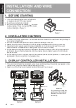 Предварительный просмотр 18 страницы Clarion CMS2 Owner'S Manual & Installation Manual