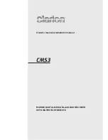 Clarion CMS3 Owner'S Manual & Installation Manual preview