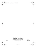 Preview for 27 page of Clarion CX201A Owner'S Manual