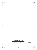 Preview for 31 page of Clarion CX501A Owner'S Manual