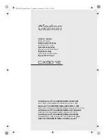 Preview for 1 page of Clarion CX501E Owner'S Manual