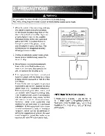 Preview for 5 page of Clarion CZ100 Owner'S Manual & Installation Manual