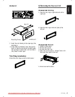 Предварительный просмотр 22 страницы Clarion CZ100E Owner'S Manual & Installation Manual