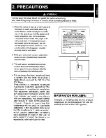 Preview for 5 page of Clarion CZ101 Owners Manual And Installation Manual