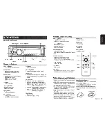 Preview for 5 page of Clarion CZ102 Owner'S Manual