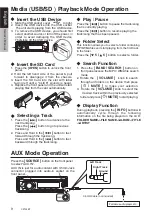 Предварительный просмотр 10 страницы Clarion CZ105BT Owner'S Manual