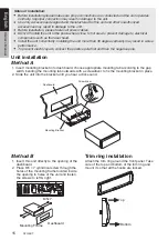 Предварительный просмотр 16 страницы Clarion CZ105BT Owner'S Manual