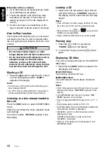 Preview for 12 page of Clarion CZ109 Owner'S Manual