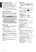 Preview for 11 page of Clarion CZ109A Owner'S Manual