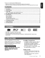 Preview for 3 page of Clarion CZ109E Owner'S Manual