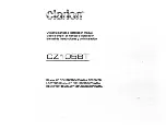 Preview for 1 page of Clarion CZ10EiBT Owner'S Manual & Installation Manual