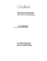 Clarion CZ200 Owner'S Manual & Installation Manual предпросмотр