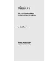 Preview for 1 page of Clarion CZ201 Owners And Installation Manual