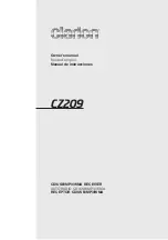 Предварительный просмотр 1 страницы Clarion CZ209 Owner'S Manual