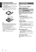 Preview for 8 page of Clarion CZ209 Owner'S Manual