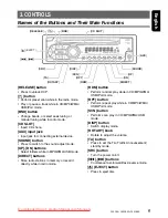 Предварительный просмотр 5 страницы Clarion CZ209E Owner'S Manual