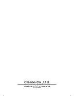 Preview for 30 page of Clarion CZ300 Owner'S Manual & Installation Manual