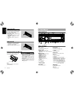 Preview for 4 page of Clarion CZ302E Owner'S Manual & Installation Manual