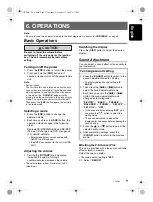 Preview for 9 page of Clarion CZ309A Owner'S Manual