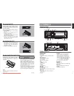 Preview for 4 page of Clarion CZ309E Owner'S Manual & Installation Manual