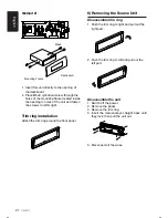 Preview for 28 page of Clarion CZ401 Owners Manual And Installation Manual