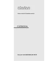 Preview for 1 page of Clarion CZ500A Owners & Installation Manual