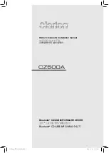 Clarion CZ500A Owner'S Manual preview