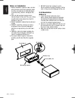 Preview for 24 page of Clarion CZ500E Owner'S Manual & Installation Manual