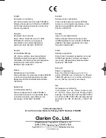 Preview for 29 page of Clarion CZ500E Owner'S Manual & Installation Manual