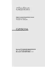 Clarion CZ501A Owner'S Manual предпросмотр