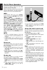 Preview for 17 page of Clarion CZ501A Owner'S Manual