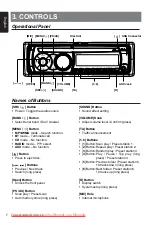 Предварительный просмотр 8 страницы Clarion CZ501E Owner'S Manual & Installation Manual