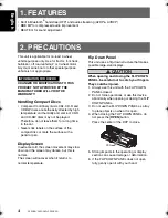 Preview for 4 page of Clarion CZ509E Owner'S Manual