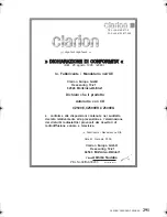 Preview for 35 page of Clarion CZ509E Owner'S Manual