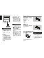 Предварительный просмотр 4 страницы Clarion CZ702 Owner'S Manual & Installation Manual