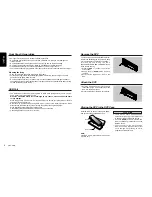 Предварительный просмотр 4 страницы Clarion CZ702E Owner'S Manual & Installation Manual