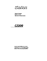 Clarion CZZ09 Owner'S Manual preview