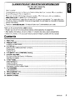 Preview for 3 page of Clarion D8ZBSUS8 Owner'S Manual