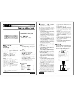 Clarion DB135 Service Manual preview