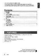 Предварительный просмотр 2 страницы Clarion DB155 Owner'S Manual