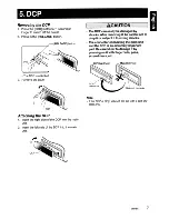 Предварительный просмотр 7 страницы Clarion DB165 Owner'S Manual