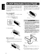 Предварительный просмотр 8 страницы Clarion DB179MP Owner'S Manual